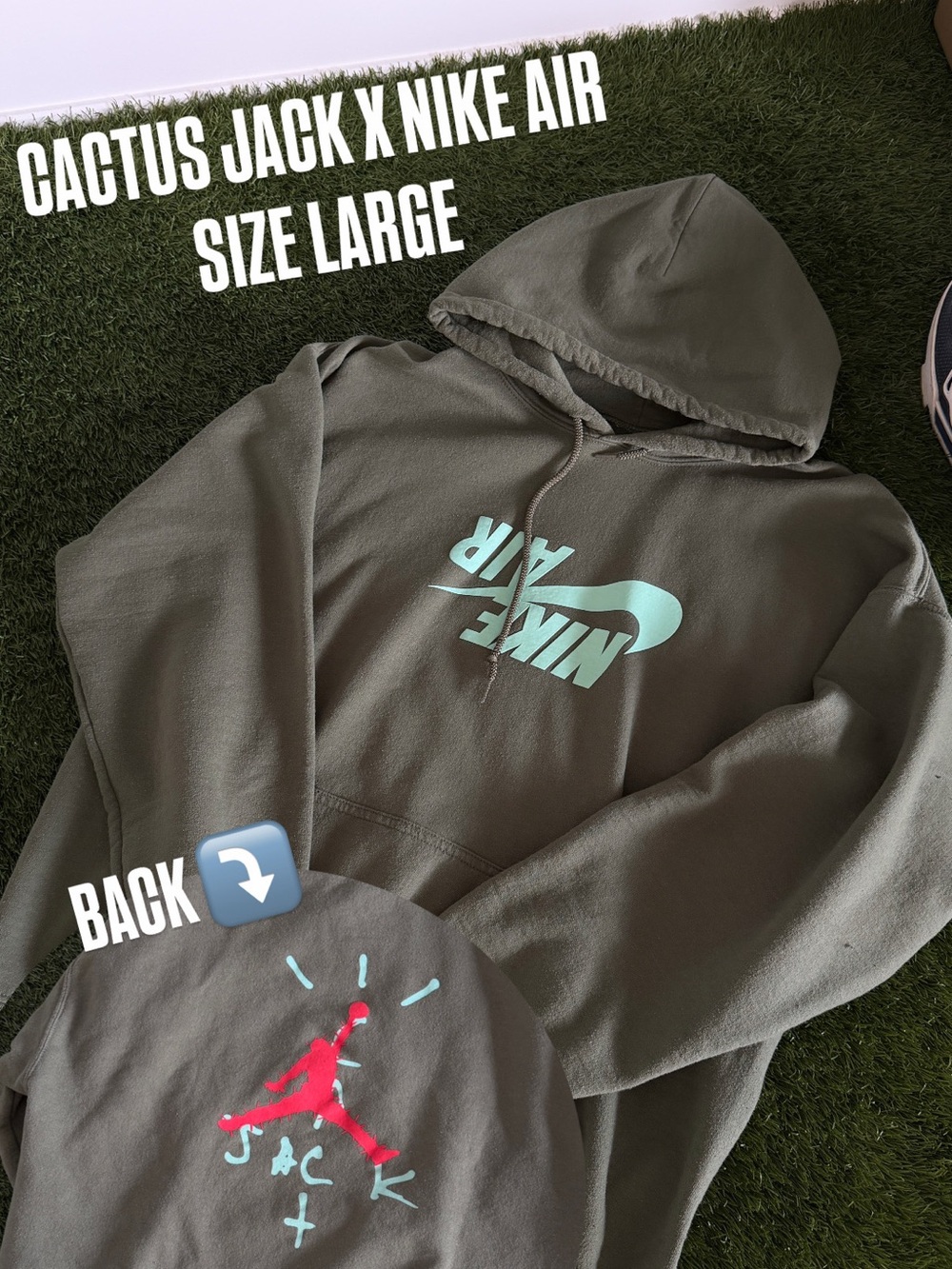 Nike x Cactus Jack Olive Green Hoodie